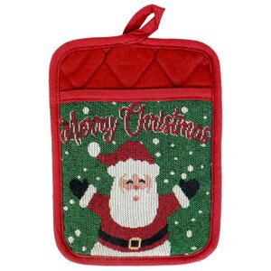 Merry Christmas Santa Pot Holder